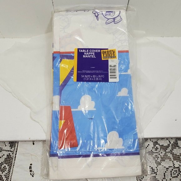 Hallmark Toy Story Table Cover Cloth 54x89.5" paper Vintage New 1995 collectible - Picture 1 of 9